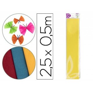 PAPEL CREPE AMARELO